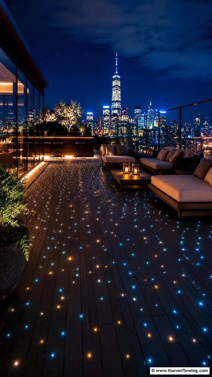 Fiber Optic Deck Lighting - 30 Deck Lighting Ideas for Ambiance and Safety