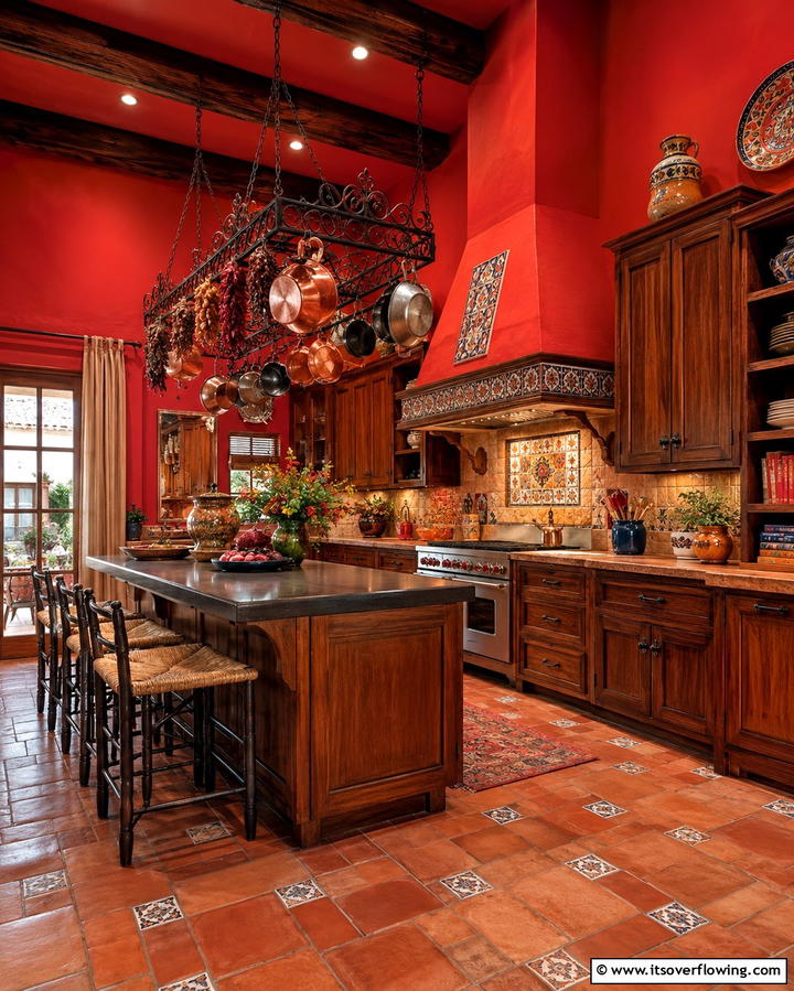 Fiery Chili Red - 25 Mexican Interior Paint Colors for a Vibrant and Authentic Home