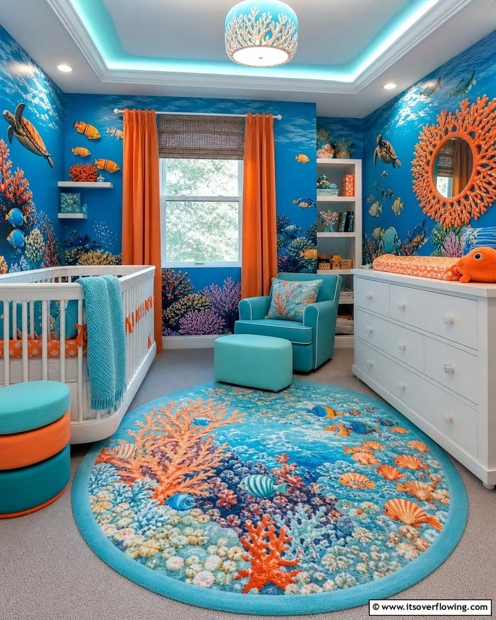Finding Nemo Ocean Nursery - 30 Disney Nursery Ideas for Magical Baby Rooms