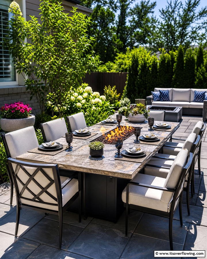 Fire Pit Table - 25 Backyard Fire Pit Ideas for Cozy Landscaping