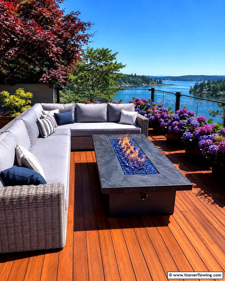 Fire Pit Table - 25 Outdoor Fireplace Ideas to Enhance Your Backyard