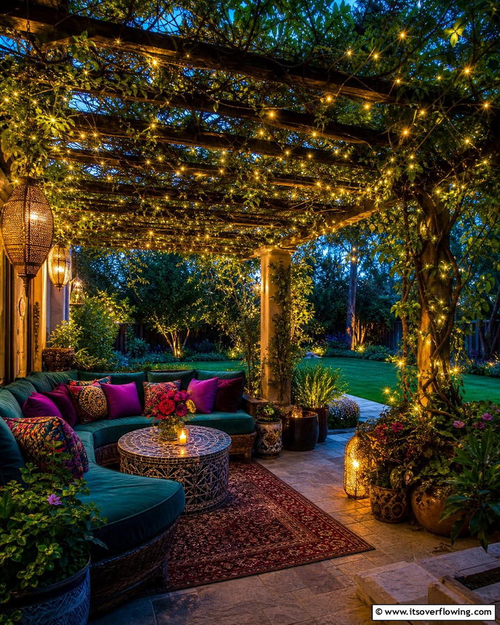 Firefly Lights for a Magical Effect - 20 Covered Patio Lighting Ideas for Outdoor Ambiance
