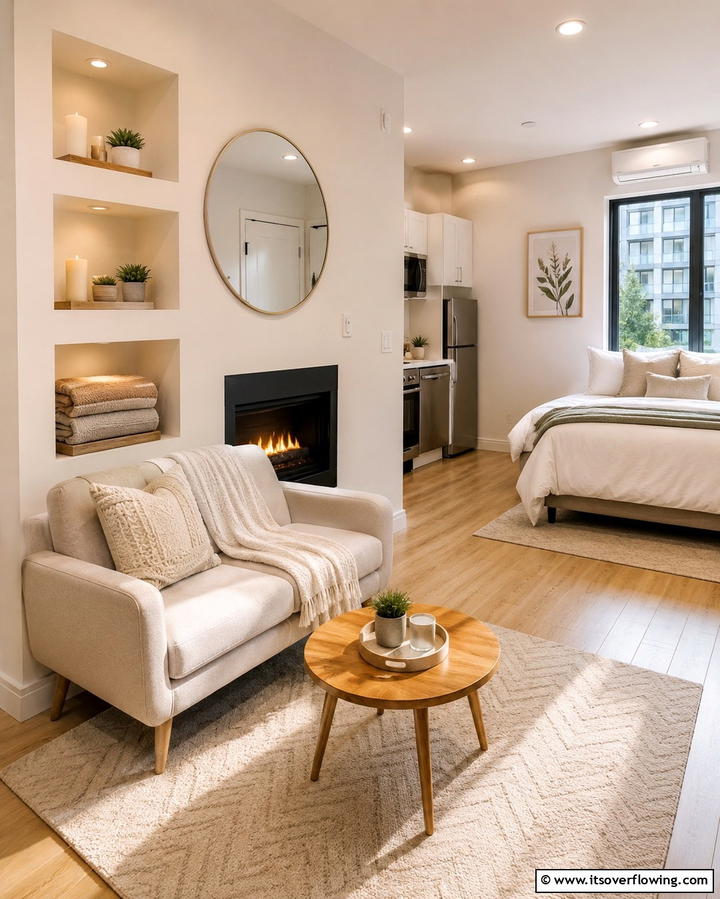 Fireplace Niche Storage - 30 Fireplace Built-In Design Ideas for Focal Point Spaces