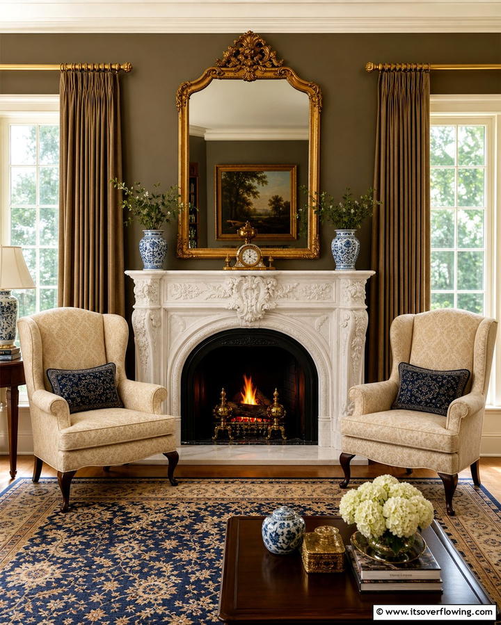 Fireplace as a Focal Point - 25 Traditional Interior Design Ideas for Classic Homes