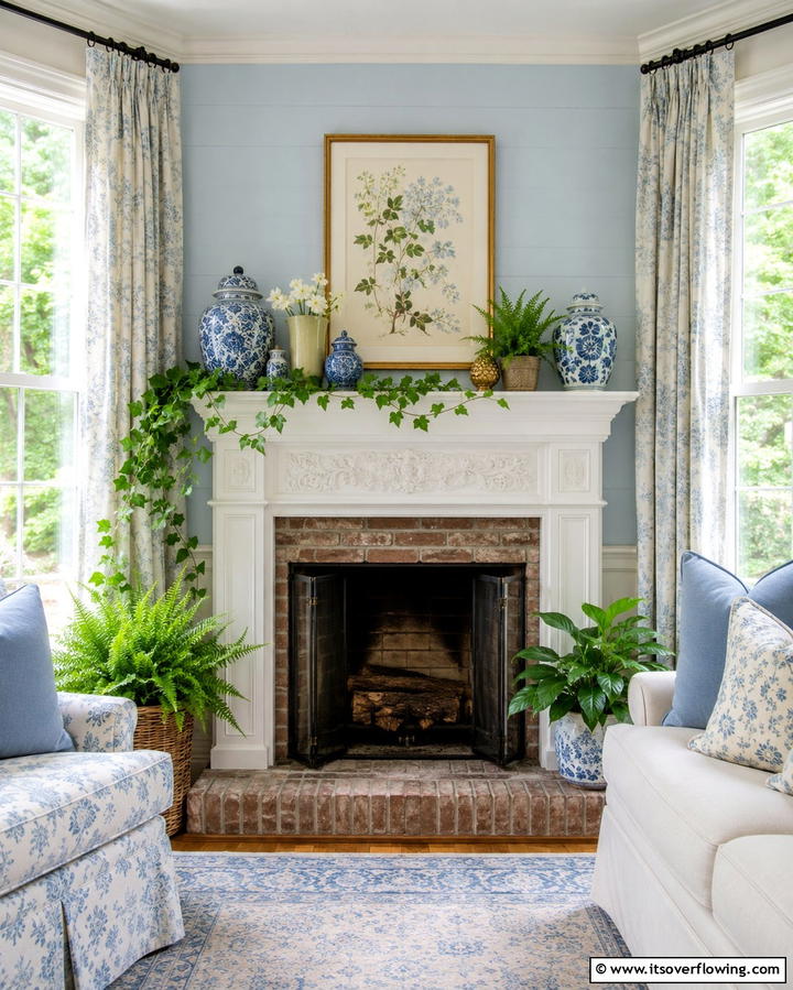 Fireplace with Mantel Display - 25 Sunroom With Fireplace Ideas for Cozy Gatherings