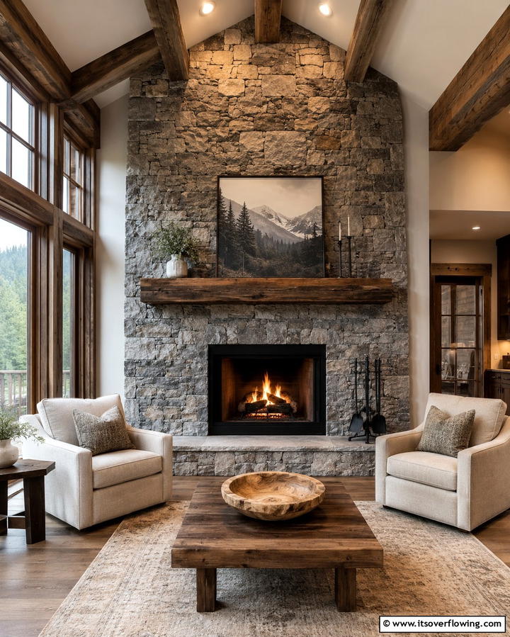 Fireplaces for Ultimate Comfort - 25 Rustic Sunroom Ideas to Enjoy Nature Indoors