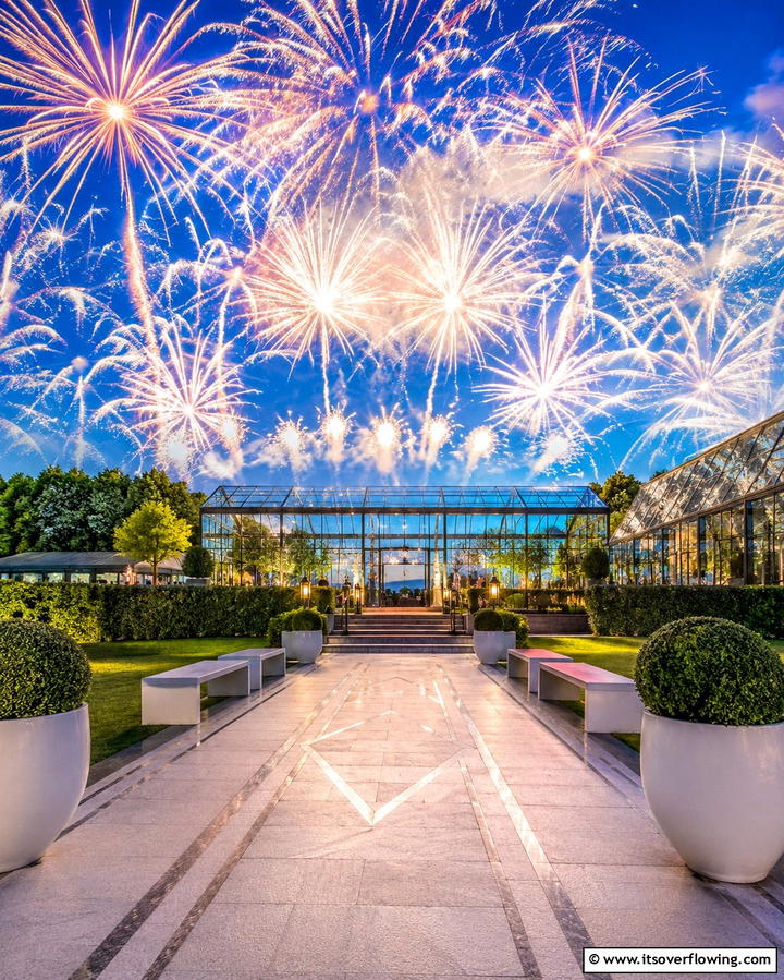 Firework Display Entrance - 25 Wedding Entrance Ideas for a Grand Arrival