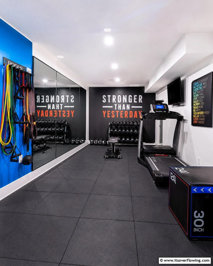 Fitness Zone Transformation - 25 Basement Decorating Ideas to Transform Your Space