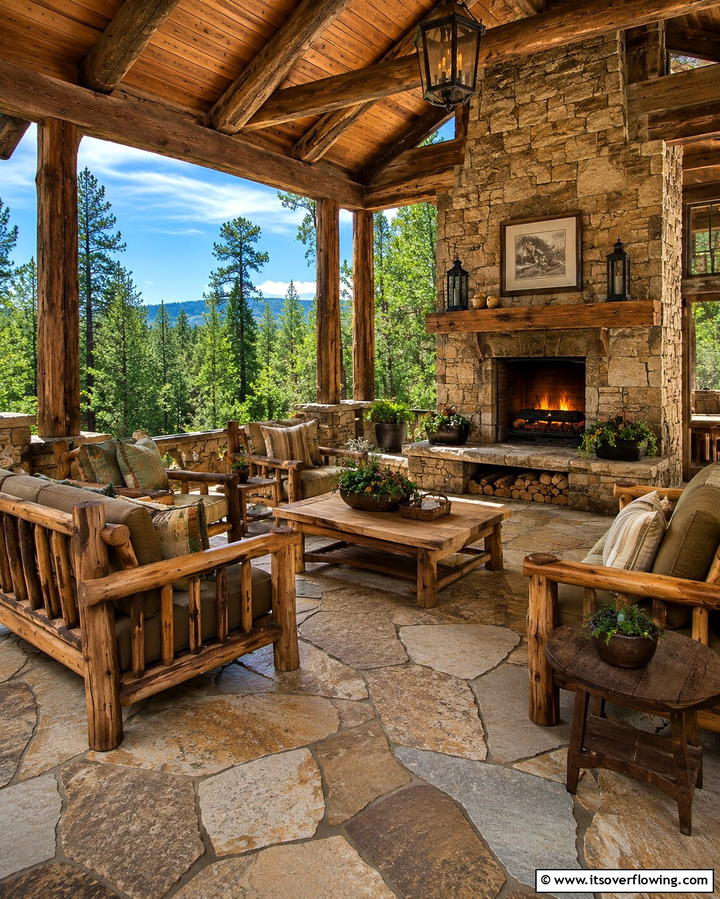 Flagstone Flooring - 25 Porch Flooring Options for Stylish Outdoor Spaces
