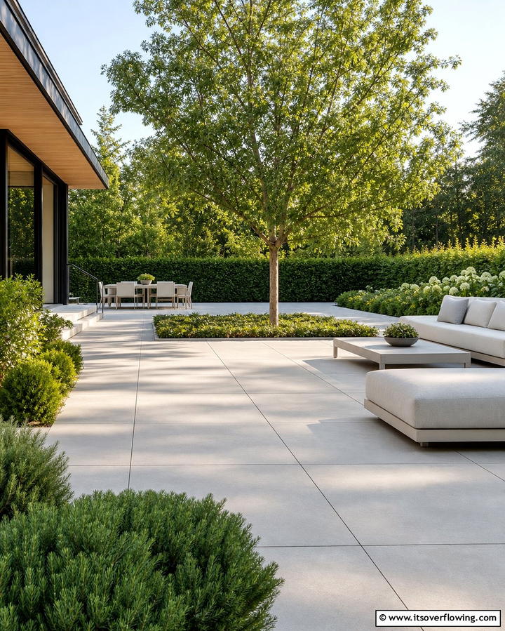 Flagstone Patio with Minimalist Design - 25 Stunning Flagstone Patio Ideas for Outdoor Living