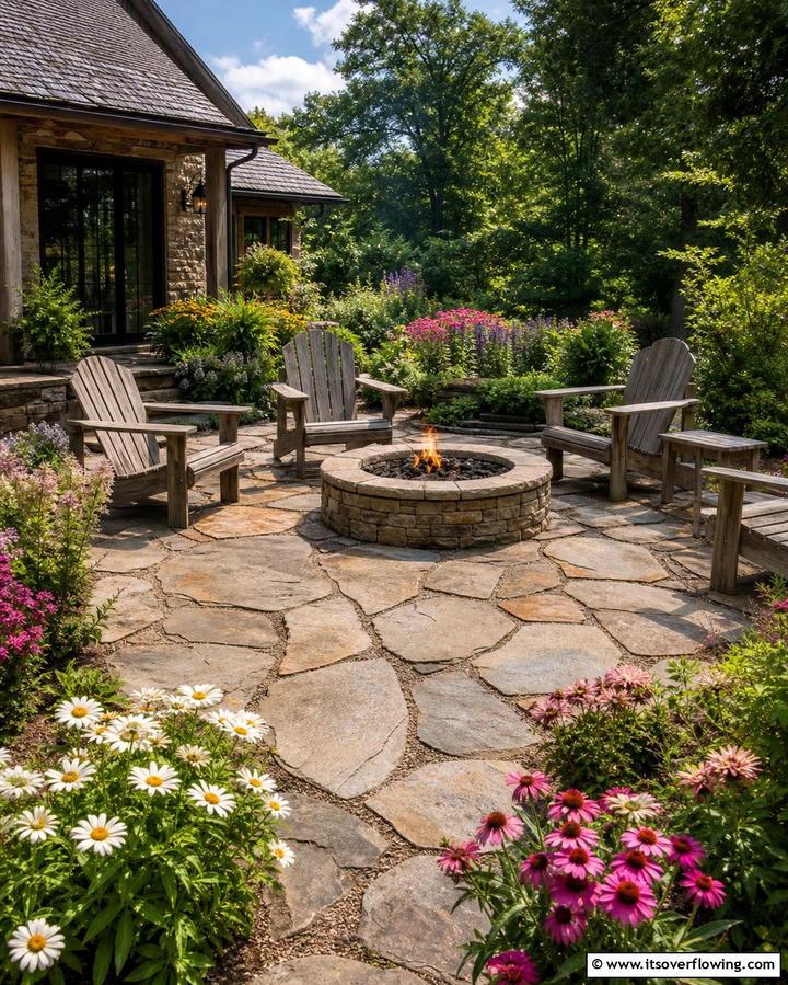 Flagstone for a Rustic Charm - 25 Patio Flooring Ideas to Transform Your Outdoor Space