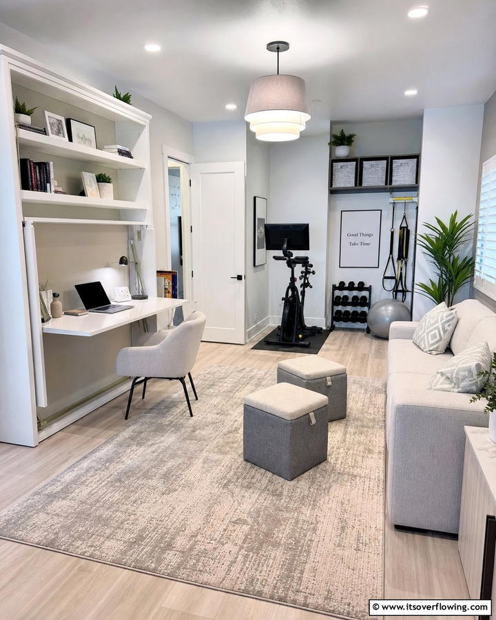 Flexible Multi use Flex Space - 21 Bonus Room Ideas to Maximize Unused Spaces