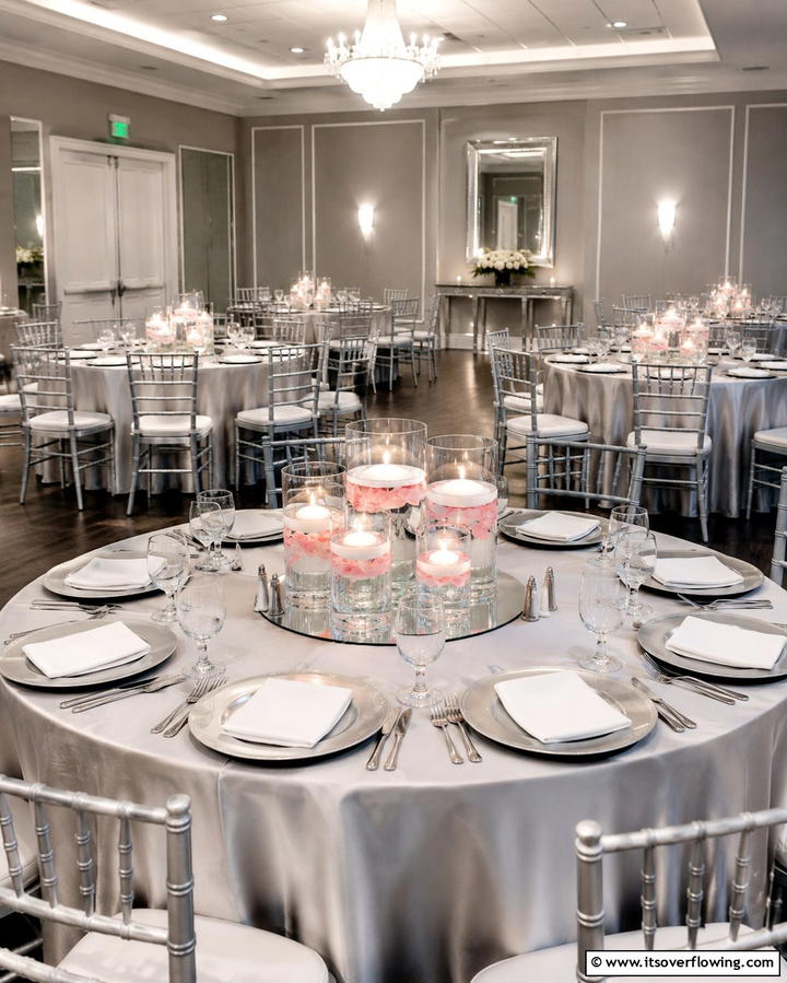Floating Candle Bowls - 30 Rehearsal Dinner Centerpiece Ideas for Memorable Nights