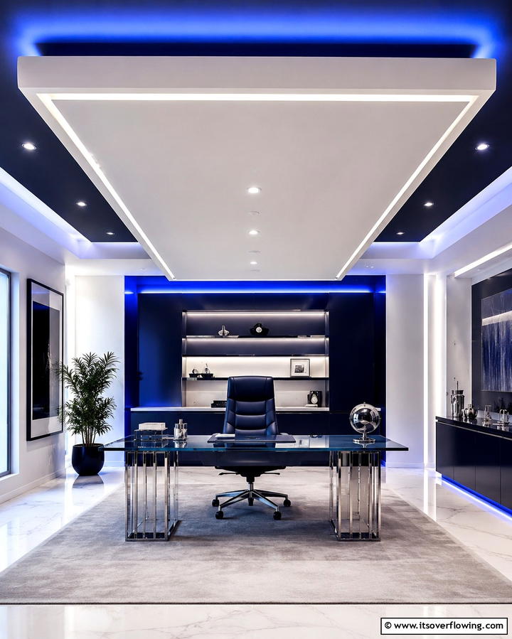 Floating Ceiling Illusions - 30 Accent Ceiling Ideas to Elevate Your Space