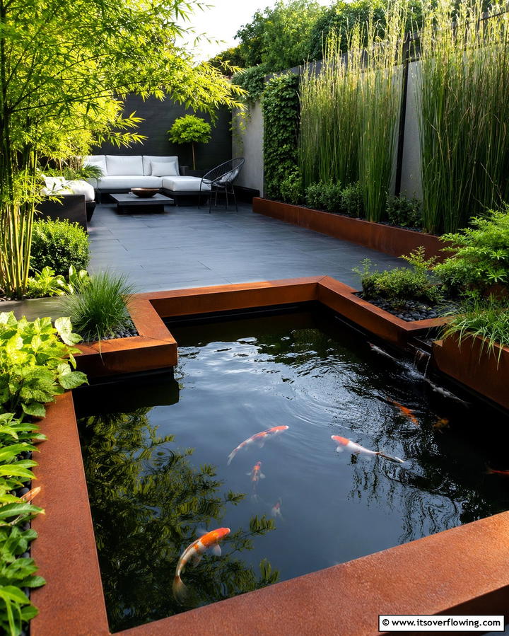 Floating Deck Koi Ponds - 25 Koi Pond Ideas to Enhance Your Outdoor Space