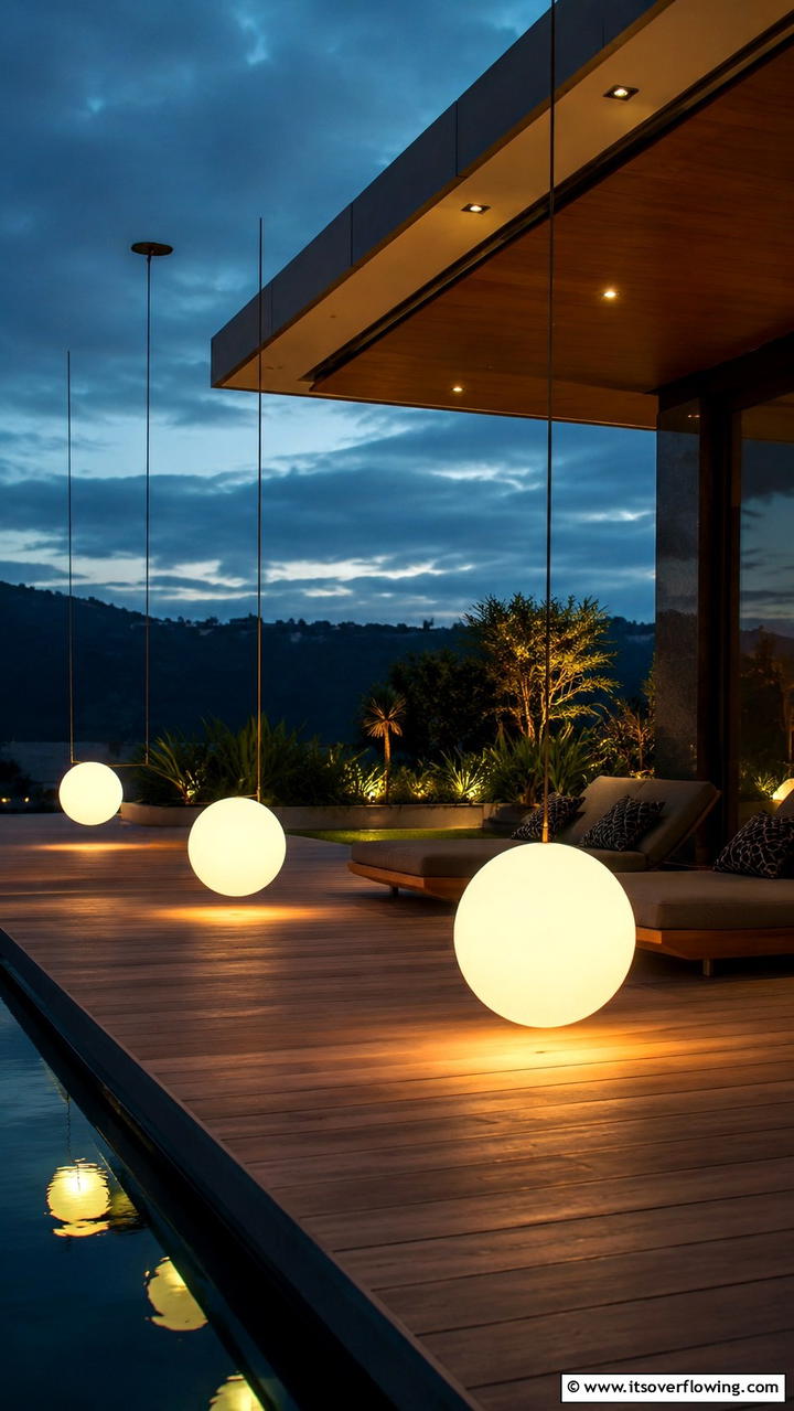 Floating Deck Lights - 30 Deck Lighting Ideas for Ambiance and Safety