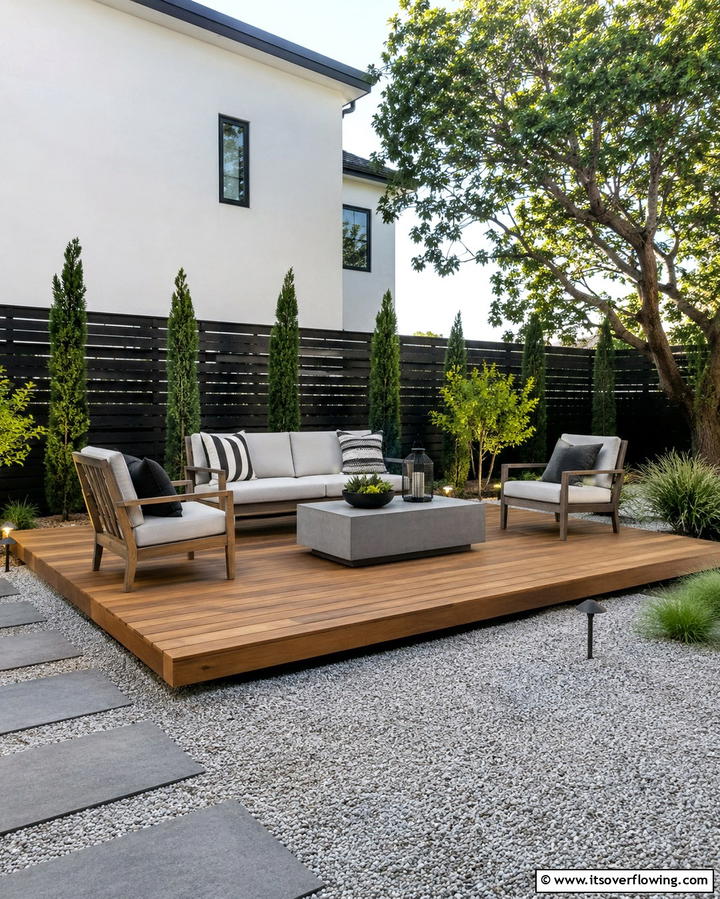 Floating Deck Lounge - 30 Florida Backyard Ideas for Tropical Outdoor Living