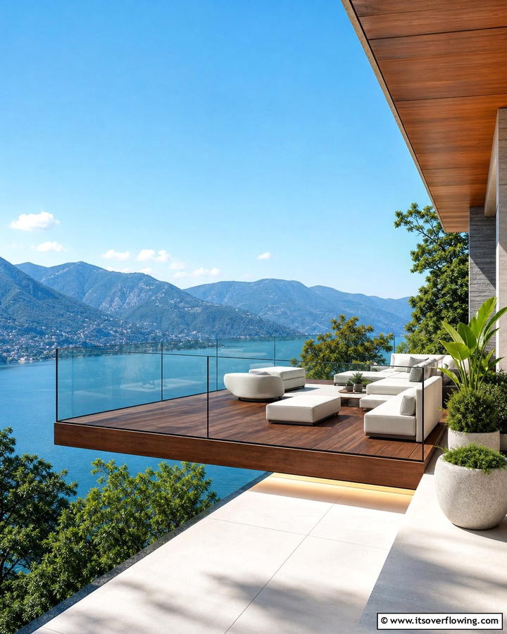 Floating Deck Railing Design - 21 Deck Railing Ideas for Style and Safety