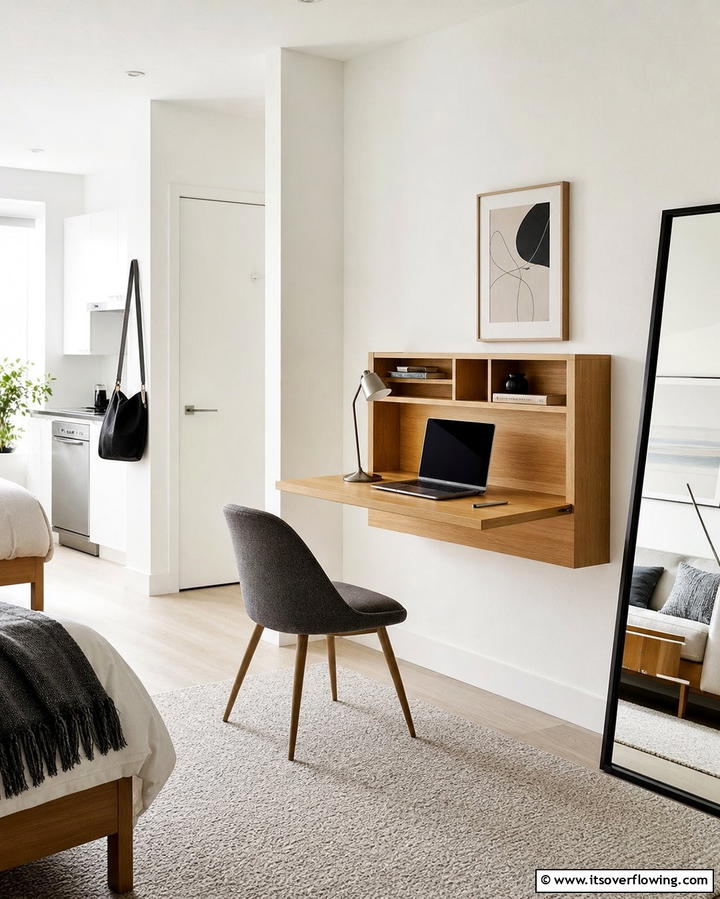 Floating Desks for Multi Functionality - 25 Wall Storage Ideas to Maximize Your Space
