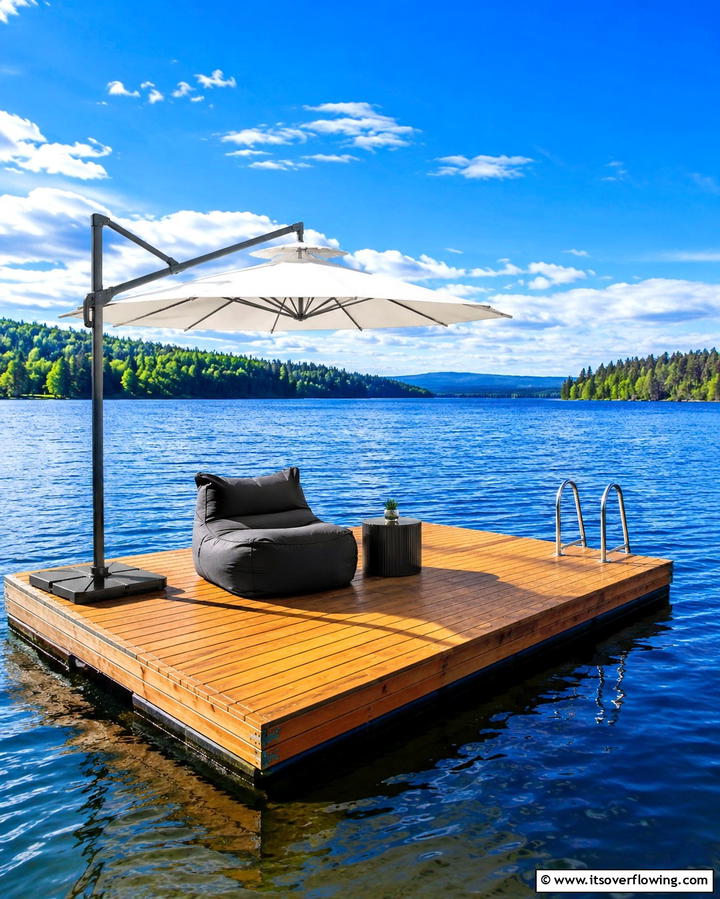 Floating Dock Haven - 25 Outdoor Reading Nook Ideas for Relaxation