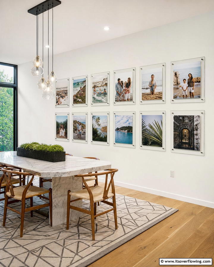 Floating Frames - 20 Photo Storage Ideas to Organize Your Memories