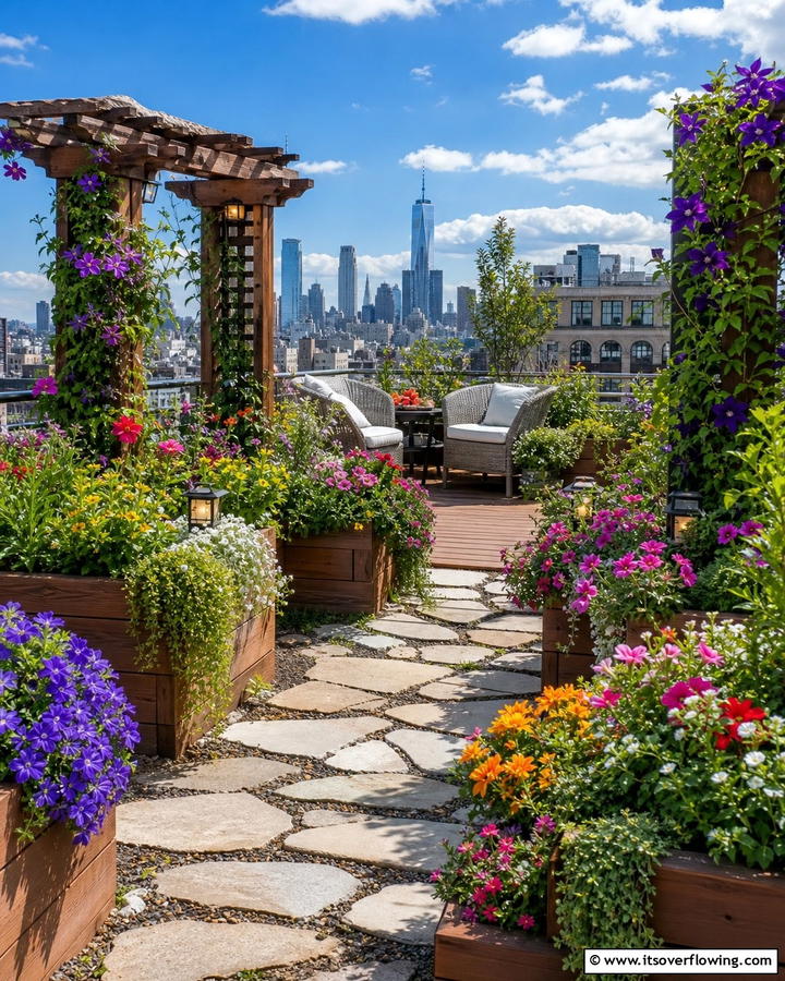Floating Garden Retreat - 21 Rooftop Deck Layouts for Urban Outdoor Entertainment Areas