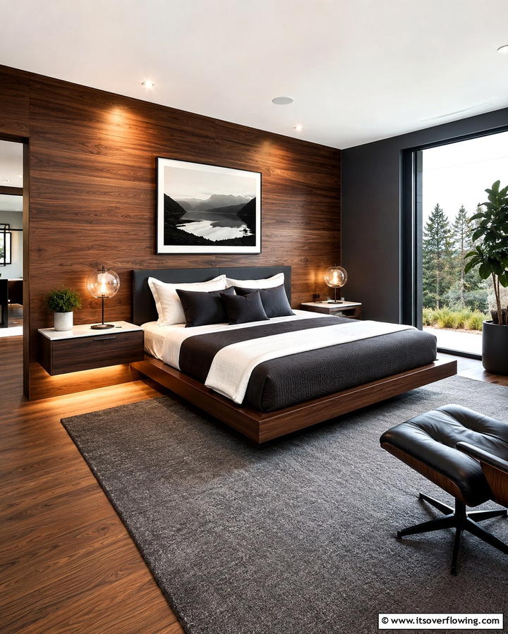 Floating Nightstands - 25 Luxury Modern Bedroom Ideas for Ultimate Comfort