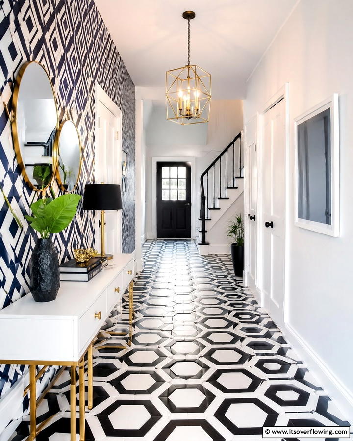 Floating Shelves - 30 Hallway Decor Ideas to Maximize Narrow Spaces