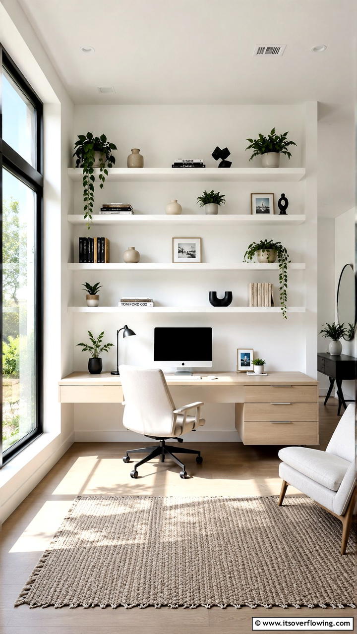 Floating Shelves Display - 21 Stylish Wall Decor Ideas to Refresh Your Living Space