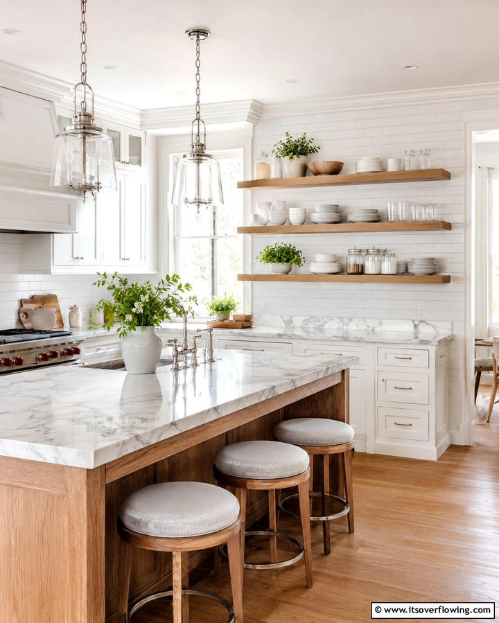 Floating Shelves for Kitchen Storage - 25 Floating Shelves Ideas for Stylish and Functional Storage