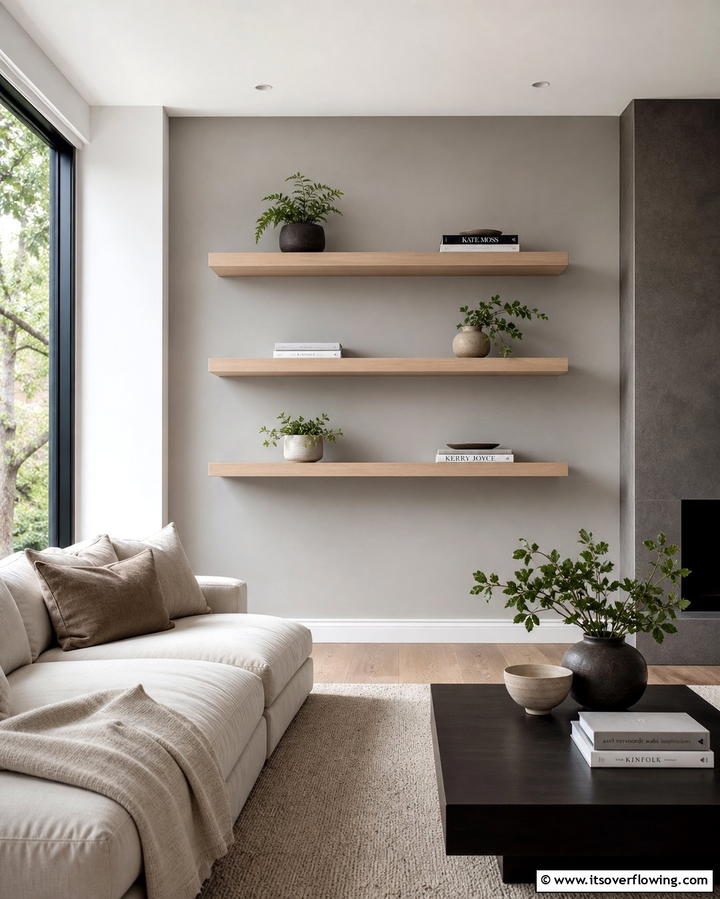 Floating Shelves for Minimalist AppealExact - 25 Wall Storage Ideas to Maximize Your Space