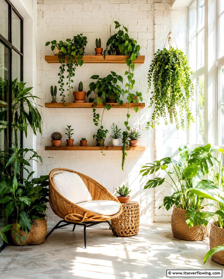 Floating Shelves for Plants - 25 Floating Shelves Ideas for Stylish and Functional Storage