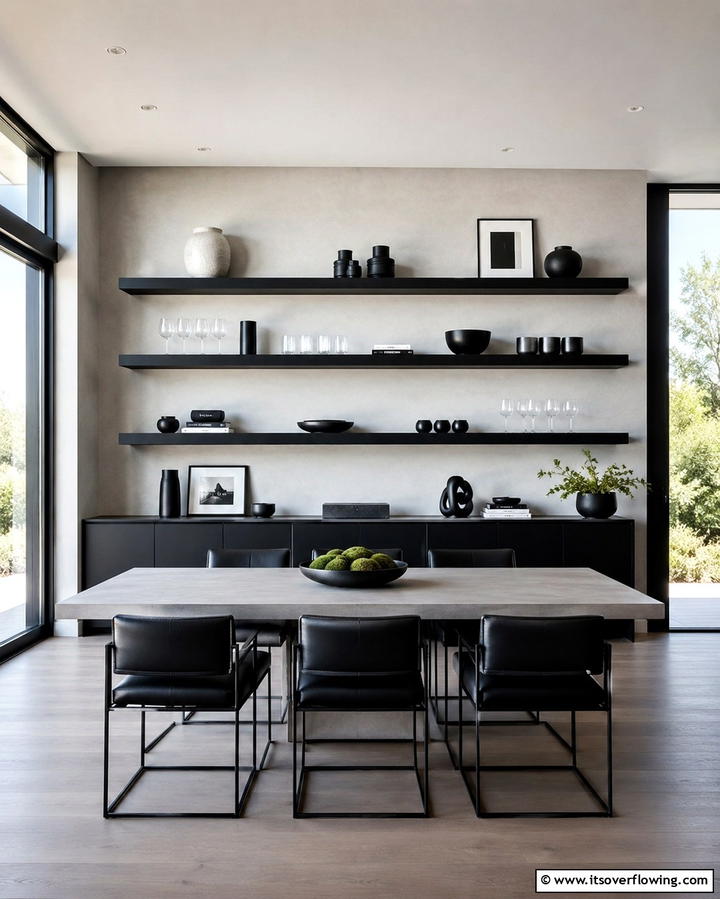 Floating ShelvesOne - 30 Dining Room Storage Ideas for Clutter-Free Entertaining