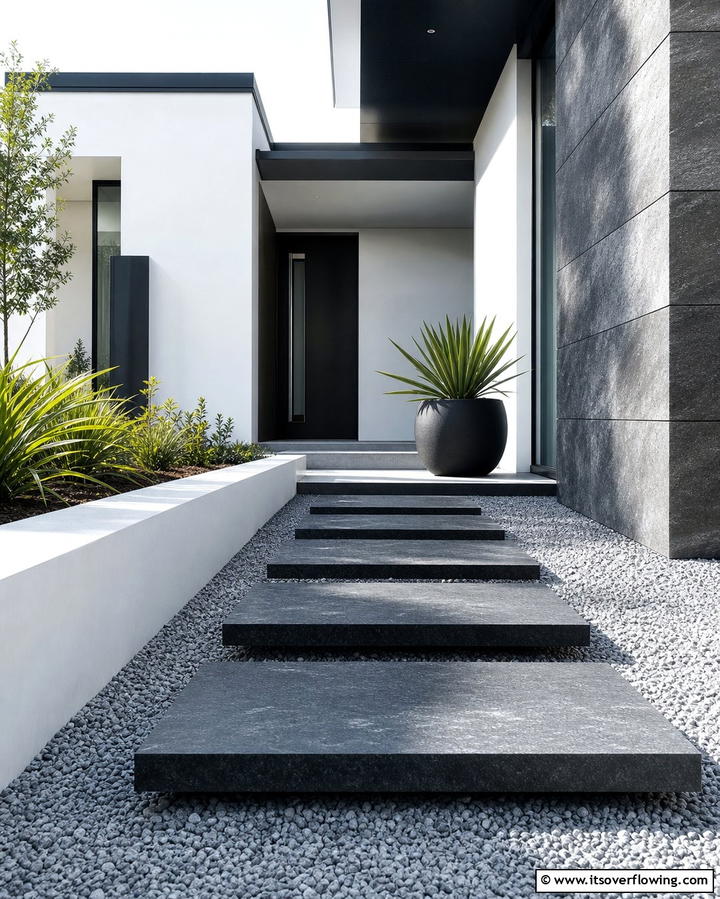 Floating Stone Steps - 25 Patio Steps Ideas to Enhance Your Outdoor Space