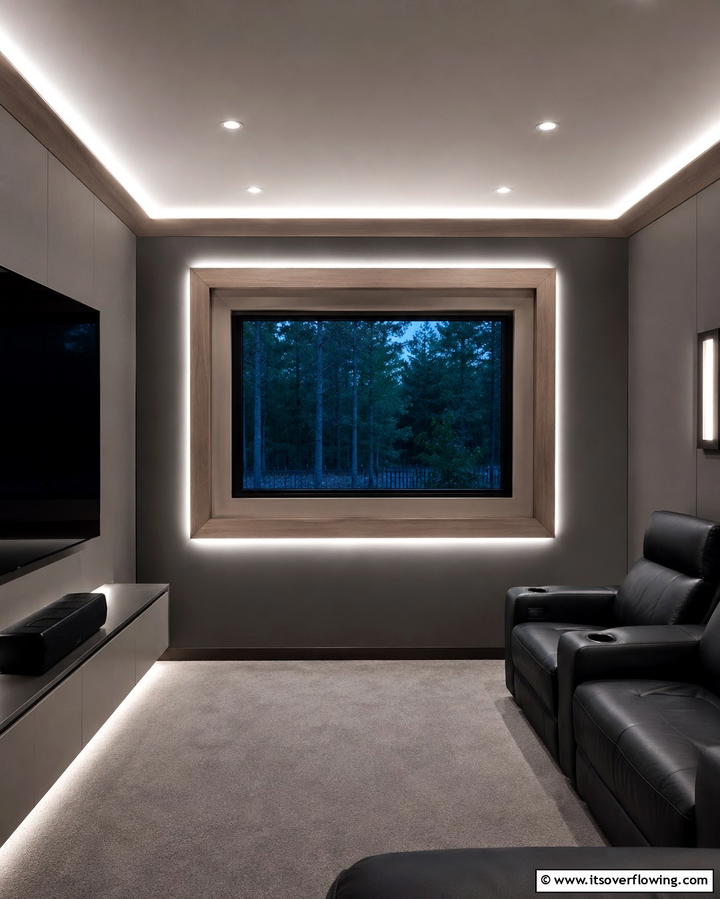 Floating Trim for a Futuristic Look - 30 Modern Window Trim Ideas for Stylish Home Maintenance