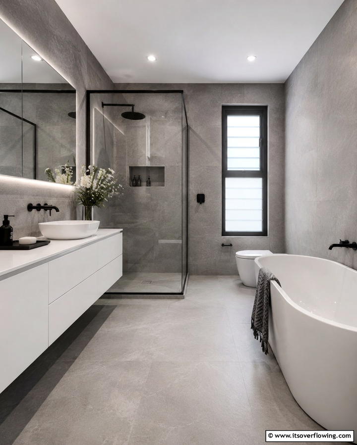 Floating Vanities - 25 Aesthetic Bathroom Ideas for a Spa-Like Retreat