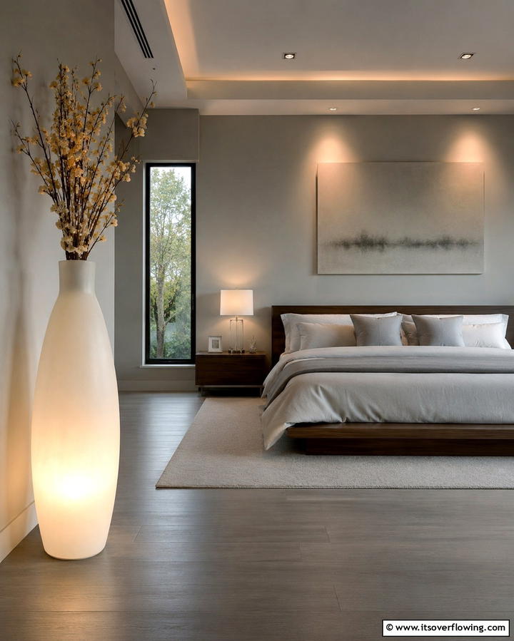 Floor Vases with LED Lighting - 25 Large Floor Vase Decoration Ideas for Stunning Interiors