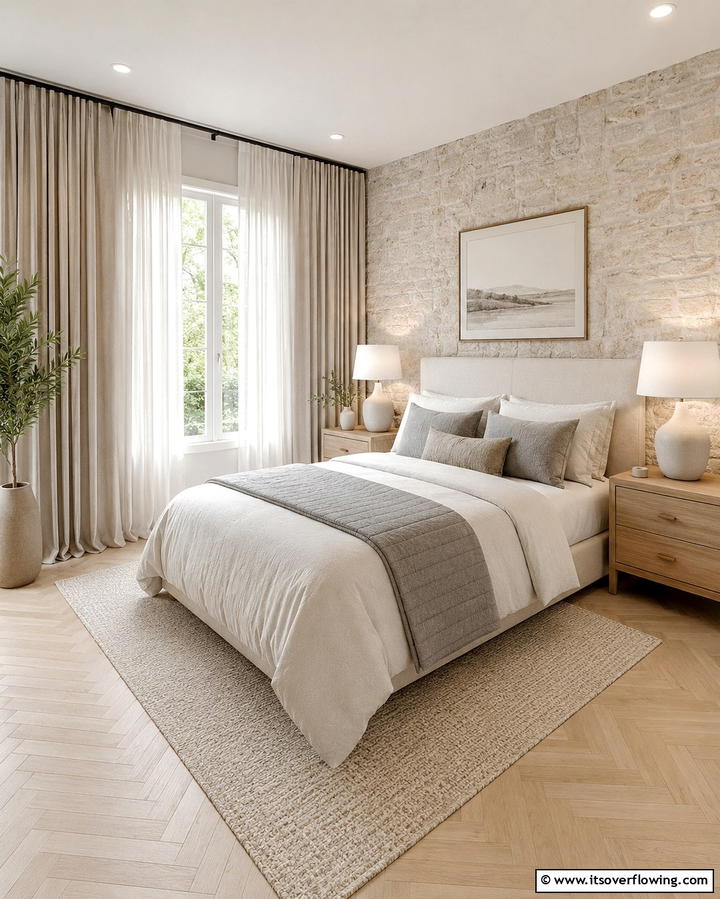 Floor to Ceiling Curtains for a Dramatic Effect - 25 Elegant Bedroom Curtain Ideas to Enhance Your Decor