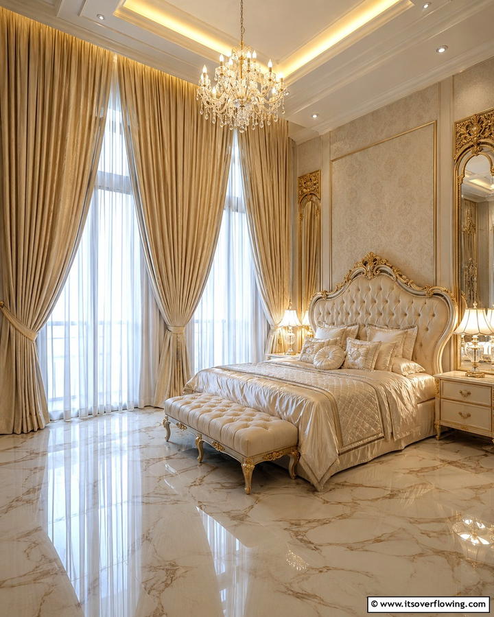 Floor to Ceiling Luxury - 25 Elegant Bedroom Curtain Ideas to Enhance Your Decor