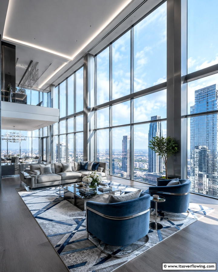 Floor to Ceiling Windows - 25 Penthouse Design Ideas for a Luxurious Urban Retreat