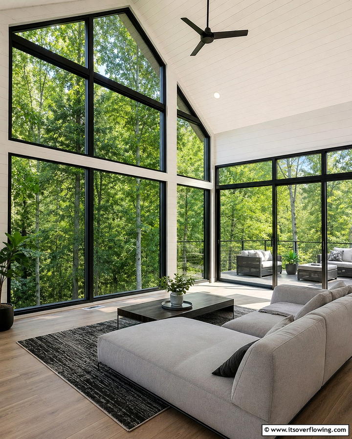 Floor to Ceiling Windows - 25 Three Season Porch Ideas for Year-Round Enjoyment
