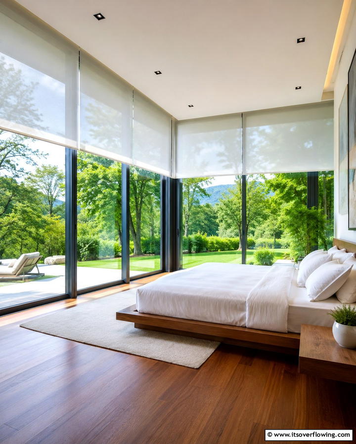 Floor to Ceiling Windows - 25 Bedroom Window Ideas to Enhance Your View