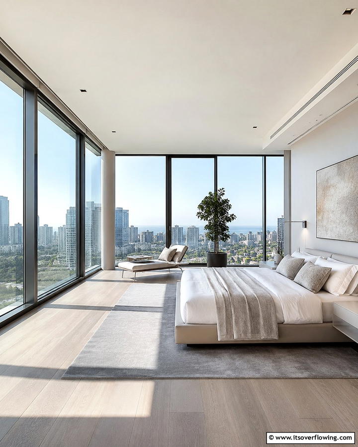 Floor to Ceiling Windows for Panoramic Views - 25 Penthouse Design Ideas for a Luxurious Urban Retreat