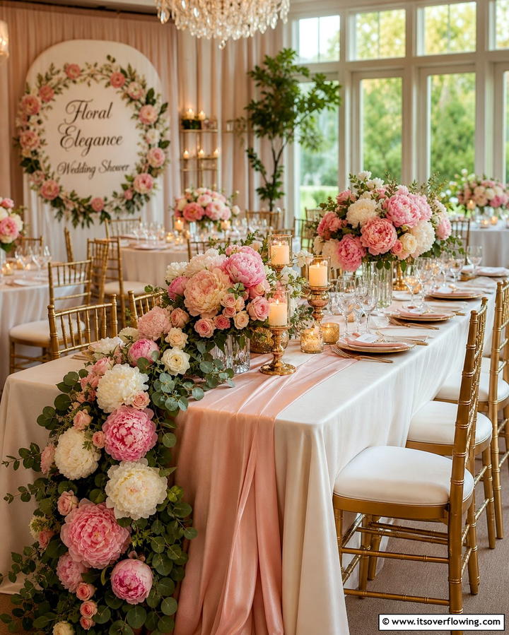Floral Elegance Wedding Shower - 21 Fun Wedding Shower Ideas to Celebrate the Couple