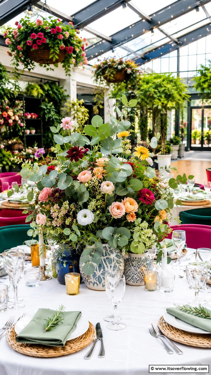 Floral Eucalyptus Mix - 30 Eucalyptus Wedding Centerpieces for Natural Elegance