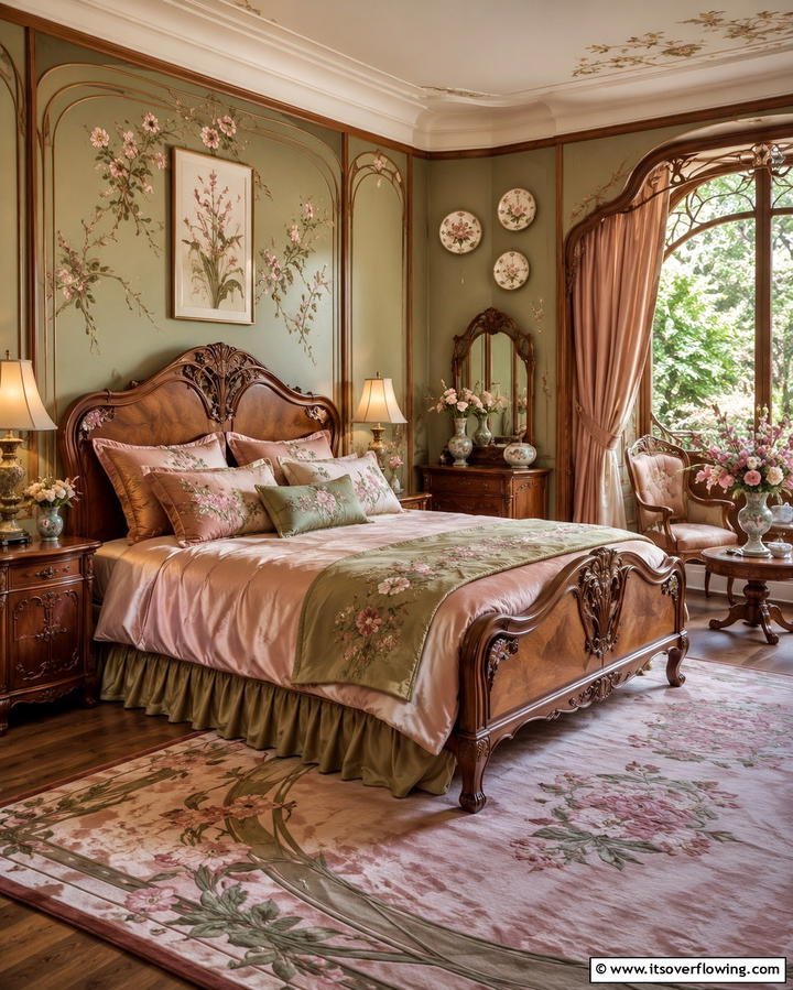 Floral and Nature Inspired Motifs - 30 Art Nouveau Interior Design Ideas for Timeless Elegance