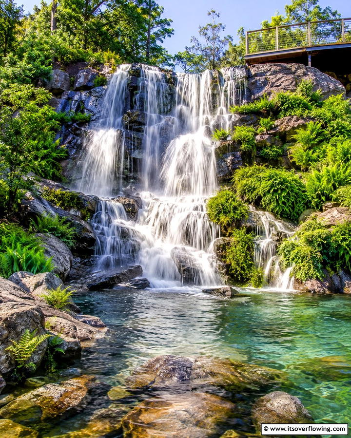 Flowing Waterfalls - 25 Zen Garden Ideas for a Peaceful Outdoor Retreat