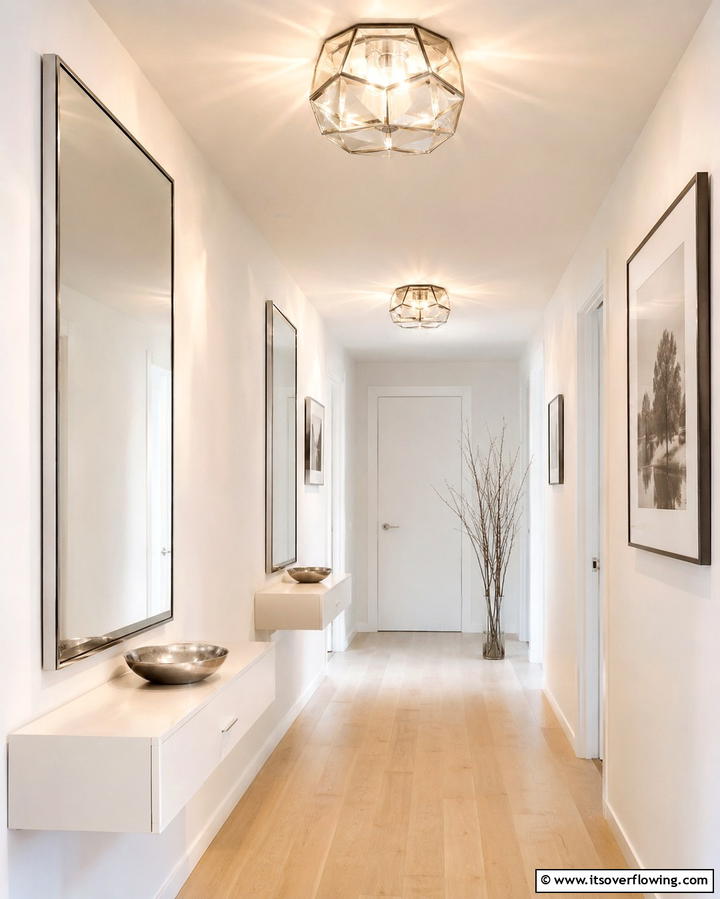 Flush Mount Lights for Low Ceilings - 25 Hallway Lighting Ideas to Brighten Your Space