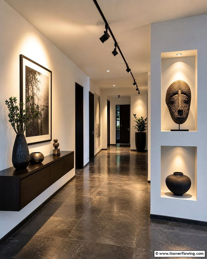 Focal Accent Spotlights - 21 Entryway Lighting Ideas to Brighten Your Foyer