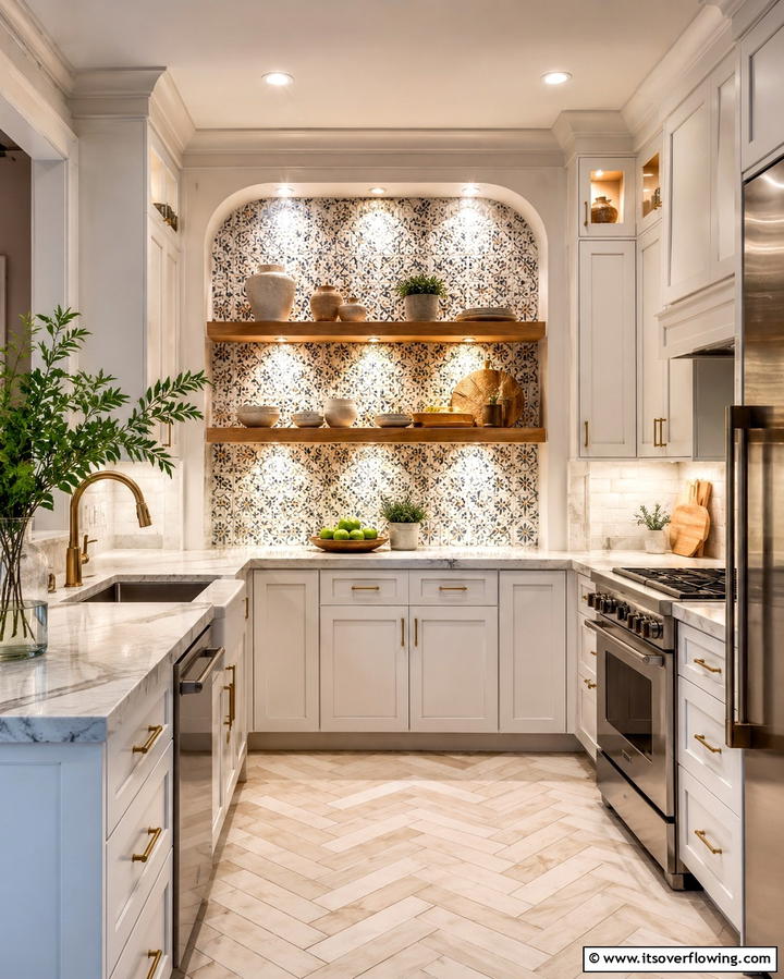 Focal Point Accent Lights - 30 Small Kitchen Lighting Ideas to Brighten Compact Spaces